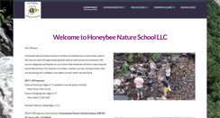 Desktop Screenshot of honeybeenatureschool.com